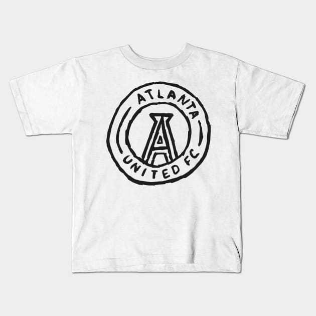 Atlanta Uniteeed fc 08 Kids T-Shirt by Very Simple Graph